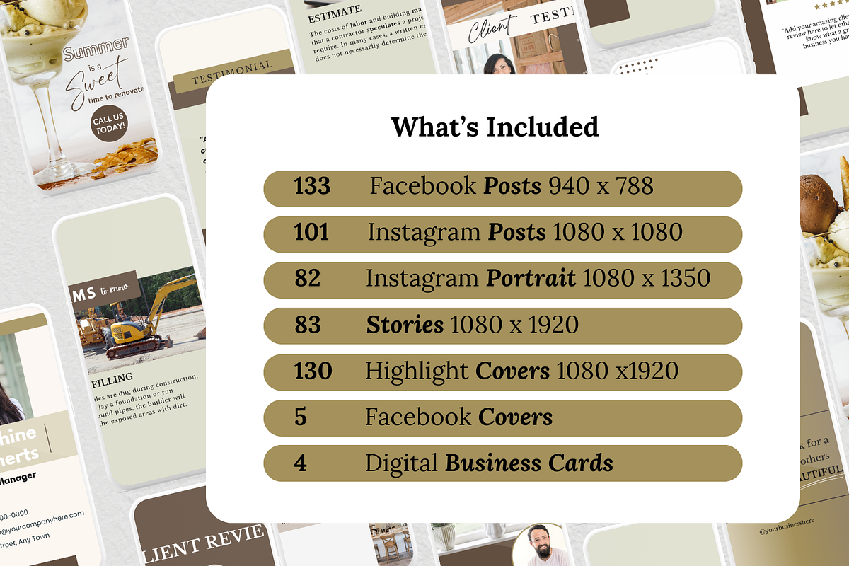 Contractor Social Media Content Post, a Social Media Template by gooddogcreativeco (Photo 3 of 7)