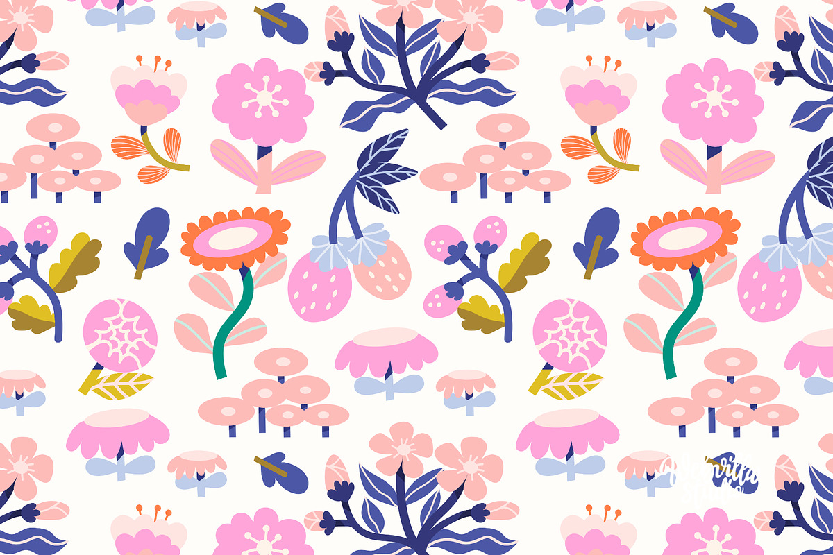 Spring Flowers Set, a Seasonal Illustration by Bloomart Studio (Photo 5 of 7)