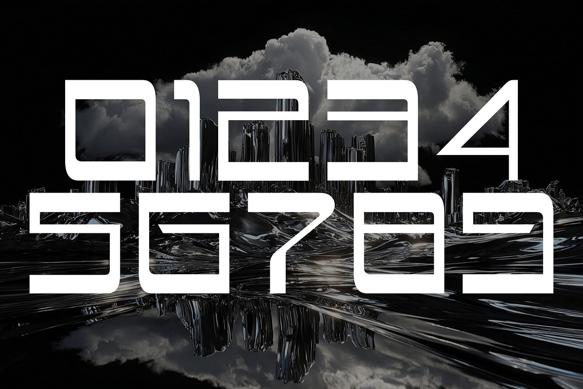 ChromeKid - Futuristic Y2K Font, a Sans Serif Font by HipFonts (Photo 7 of 8)