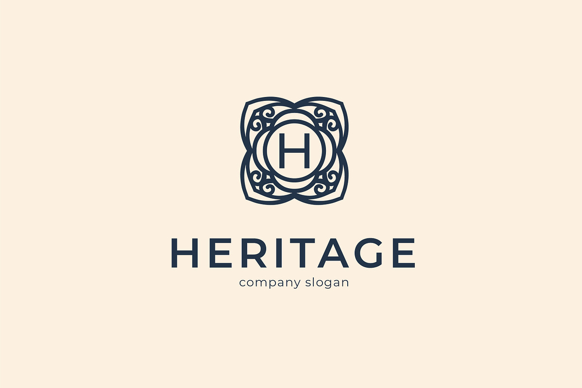Heritage - Monogram Logo, a Branding & Logo Template by Sarten