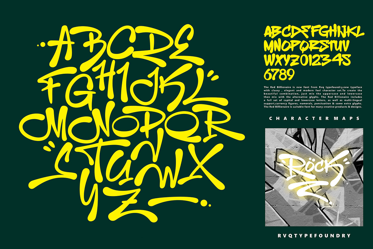 The Red Billionaire (font duo), a Blackletter Font by Rvq Type Foundry (Photo 8 of 9)