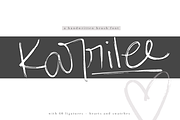 Karrilee - Handwritten Brush Font, a Script Font by KA Designs (Thumbnail 1 of 24)