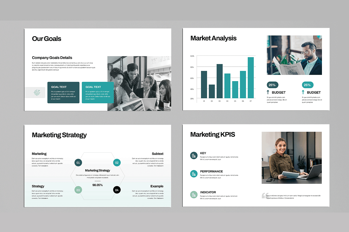 Marketing Plan Presentation Template, a Presentation Template by MightyDesign (Photo 4 of 8)