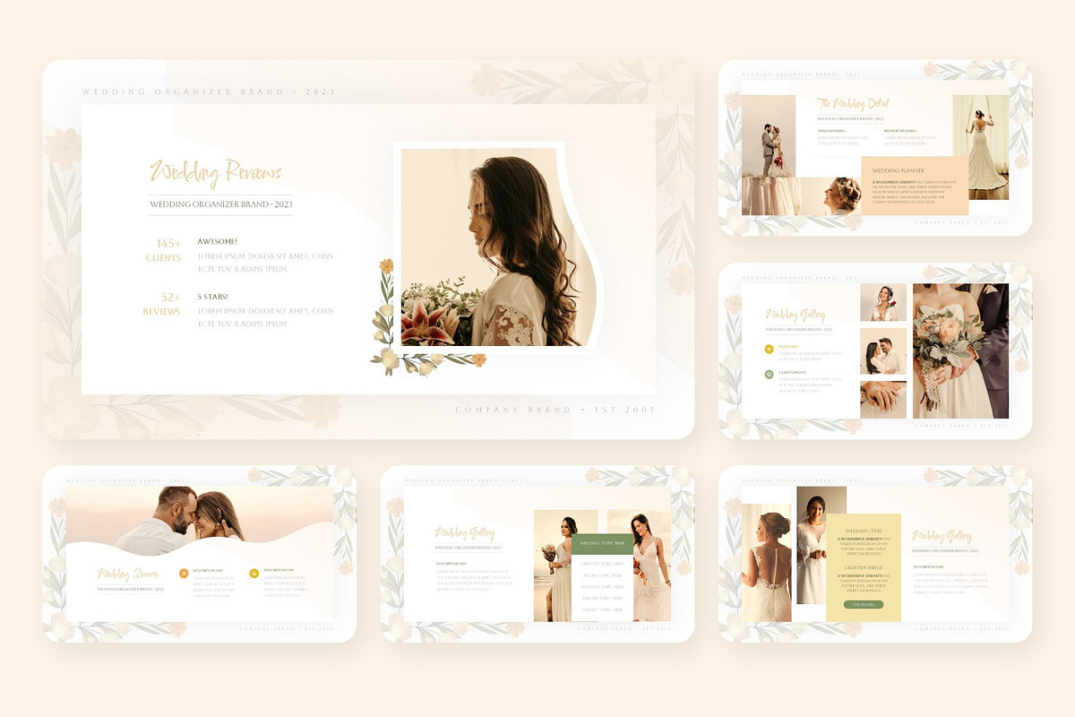 Wedding Meeting Powerpoint, a Presentation Template by NecrolitSlide (Photo 5 of 13)