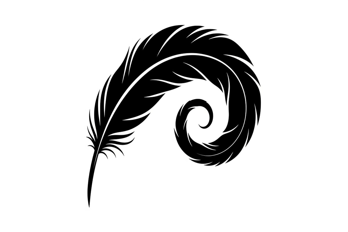 Vintage Feather Swirl SVG Bundle, an Illustration by Creativeshirt (Photo 17 of 31)