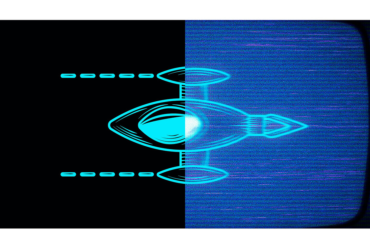 VHS Glitch Retro Screen Mockup, a Layer Style Add-On by studiogstock (Photo 2 of 3)