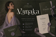 Vynaka Romantic Display Serif, a Script Font by Nouric Design (Thumbnail 5 of 5)