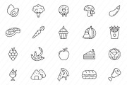 100 Food Icons, an Icon by Graphic Pear (Thumbnail 4 of 5)