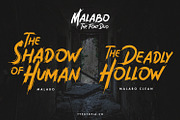 Malabo - Creepy Font, a Font by edukka (Thumbnail 2 of 15)