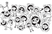 Cute Handrawn Girl Character, an Object Illustration by Invisual Studio (Thumbnail 8 of 9)