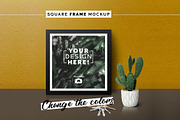 Square Frame Mockup, a Print Template by Álbori Produções (Thumbnail 2 of 4)