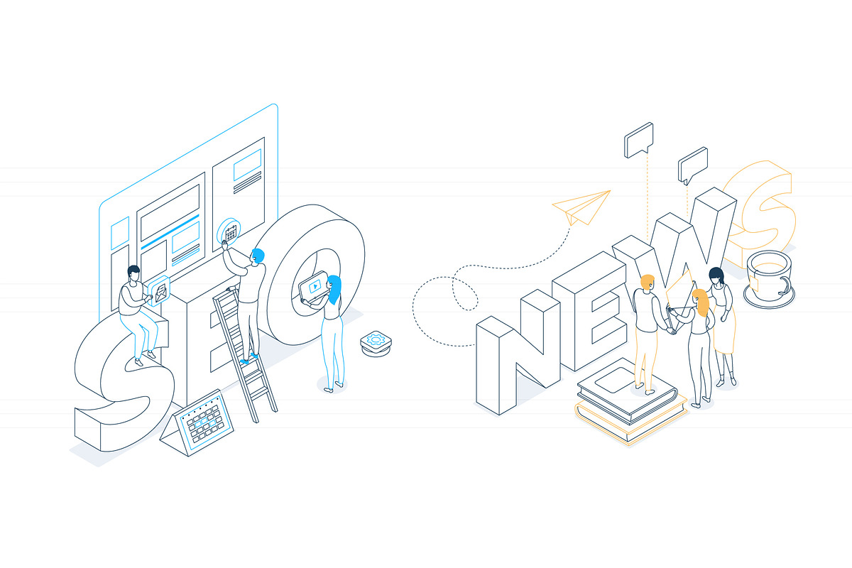 Technologies - Line Isometric Images, an iPhone Mockup by Boyko Pictures (Photo 7 of 14)