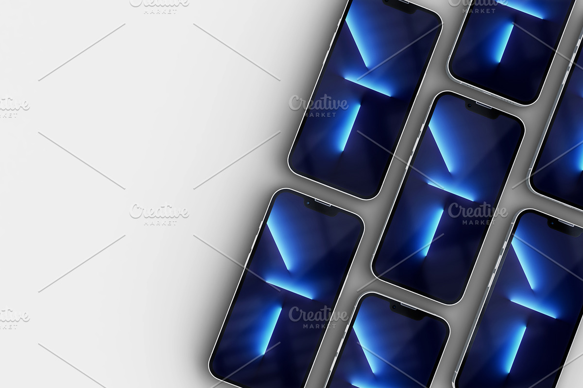 Realistic iphone 13 pro mockup, an iPhone Mockup by Raihan Rahman (Photo 4 of 17)
