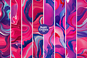 Liquid Marble Digital Papers #1, a Texture Graphic by Happy Creators Co. (Thumbnail 2 of 7)