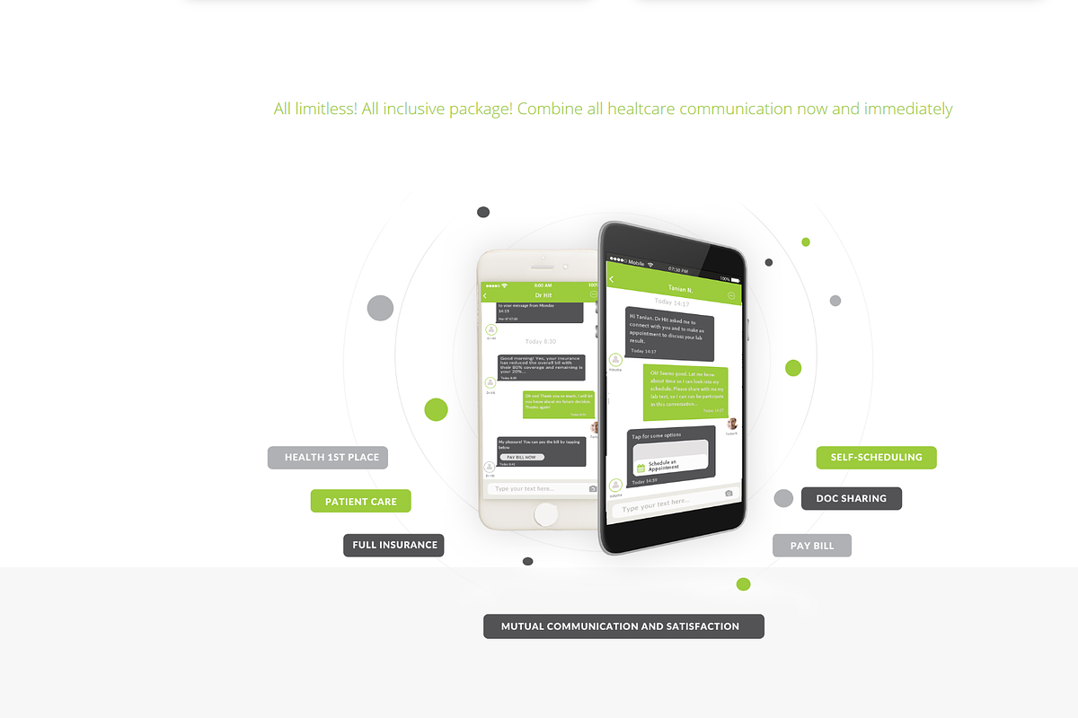 CallMyDoc - One Page HTML Template, a Landing Page Template by inSTUDIO43 (Photo 4 of 6)