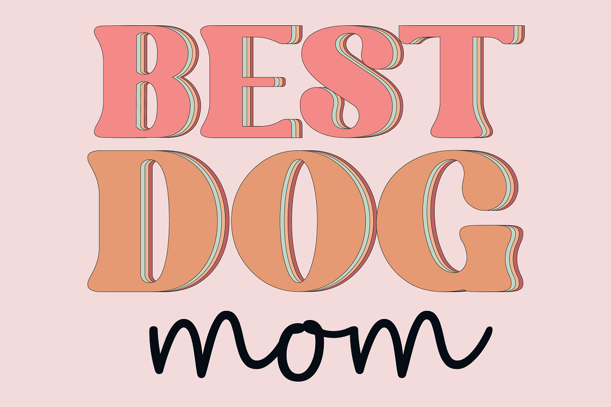 Retro Mom Sublimation Design, a Work Illustration by CreationArt (Photo 7 of 13)