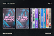 Cassette Tape Mockups, a Product Mockup by Indieground Design Inc. (Thumbnail 8 of 8)