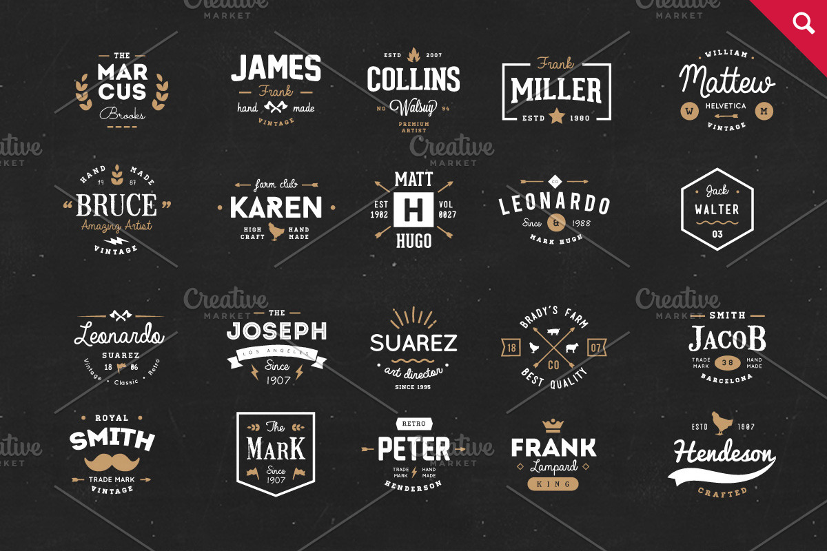 665 Logos Bundle, a Branding & Logo Template by vuuuds (Photo 7 of 7)