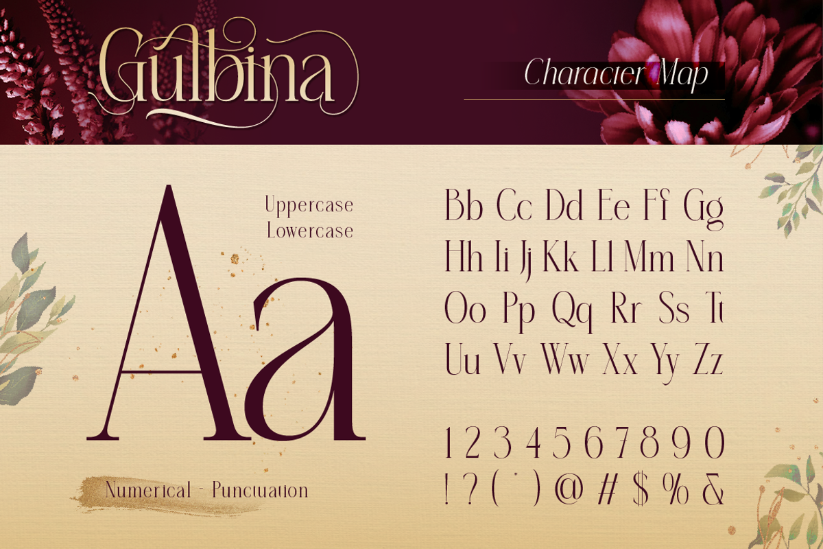 Gulbina, a Serif Font by Burntilldead (Photo 7 of 12)