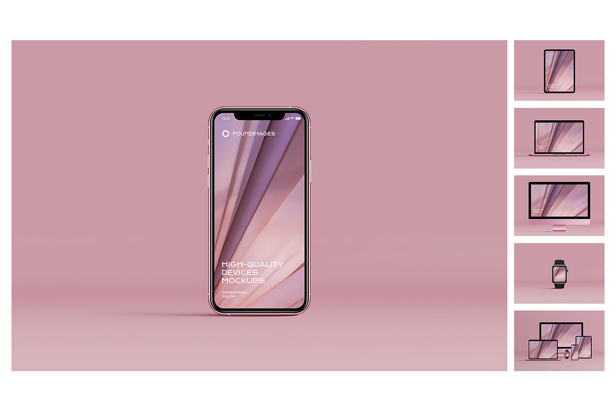 360 device mockup bundle iphone, a Device Mockup by FoundImages (Photo 14 of 84)