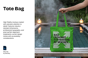 Spa Retreat Tote Bag Mockup, a Merchandise Mockup by mockeyai (Thumbnail 1 of 3)