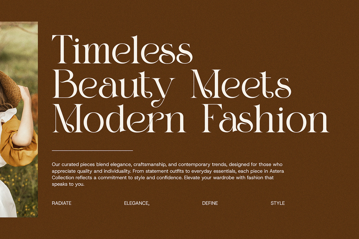 Masker Stylish Serif Font, a Serif Font by Graphicxell (Photo 3 of 8)