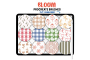 Bloom Procreate Pattern Brushes, a Brushes & More by Brush Lab (Thumbnail 4 of 8)