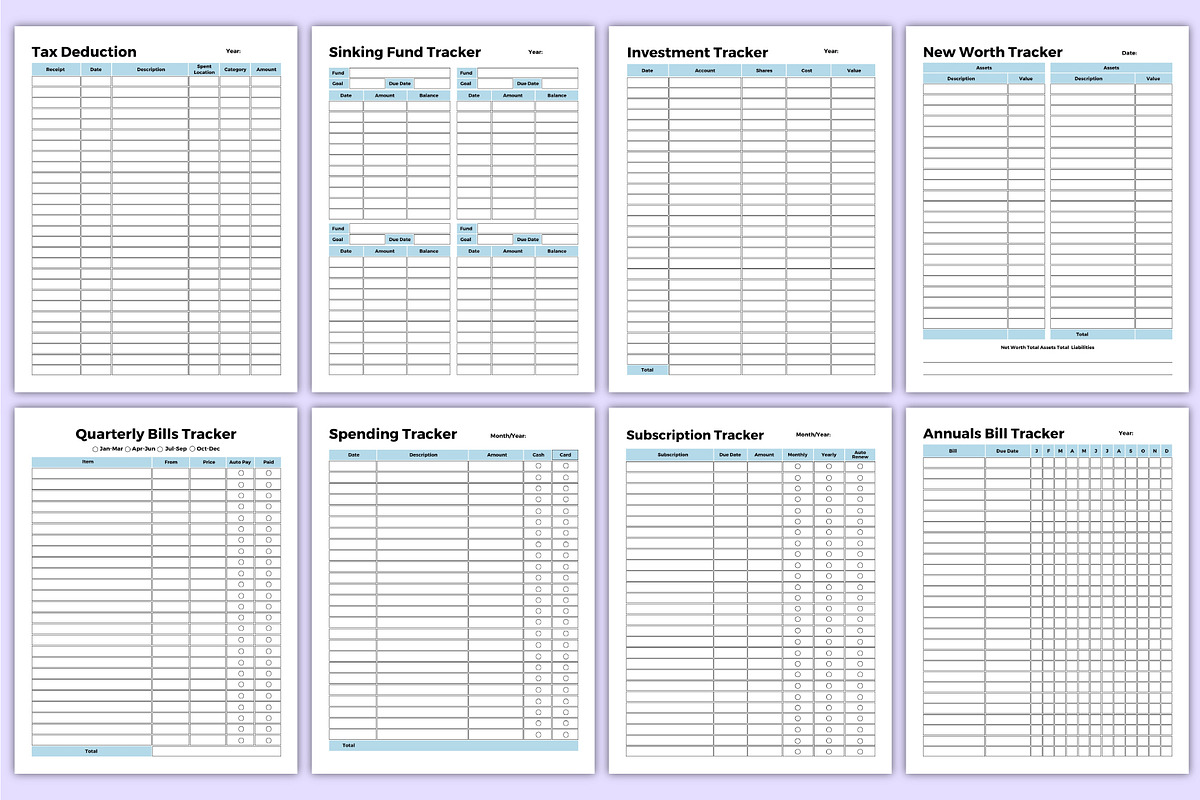 2027 Budget Planner | Finance, a Stationery Template by Mustafiz (Photo 5 of 6)