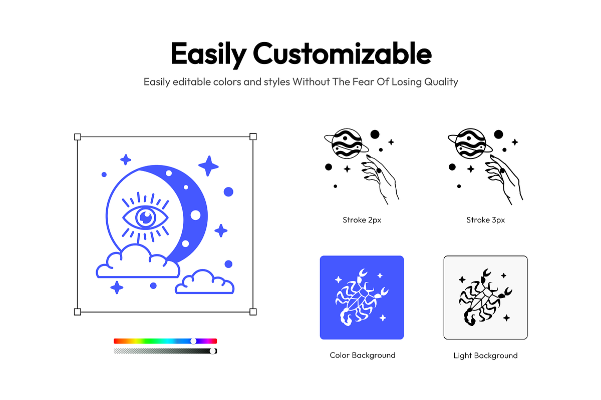 Animated Astrology Icon Set, an Outline Icon by Vectors Market (Photo 3 of 7)