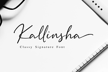 Kallinsha - Classy Signature Font