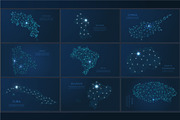 Maps in the form of the night sky, a Technology Illustration by Infographics project (Thumbnail 5 of 9)