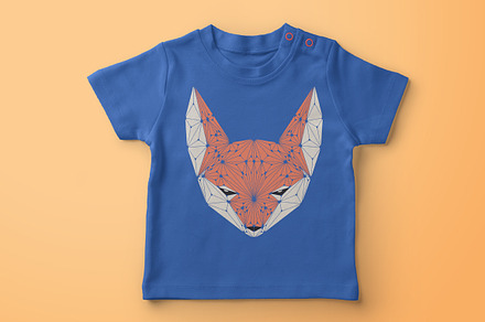 Fox head illustration.
