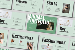 Minimal Portfolio Presentation, a Presentation Template by Mighty-Slide
