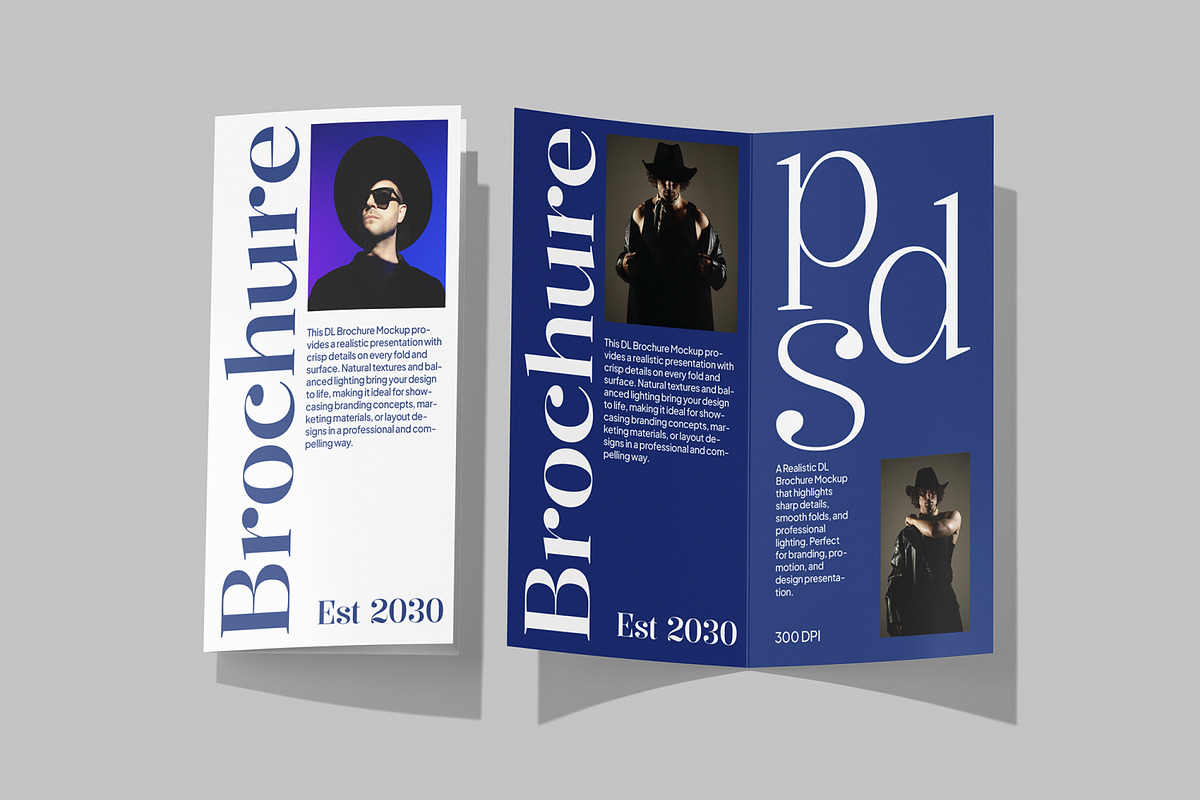 DL Brochure Mockup, a Merchandise Mockup by Unerispace (Photo 5 of 5)