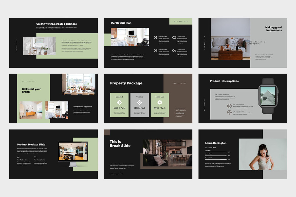 Negu : Real Estate Powerpoint, a Presentation Template by Punkl Camp (Photo 7 of 9)