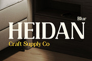 Heidan Blur, a Serif Font by Craft Supply Co. (Thumbnail 1 of 8)