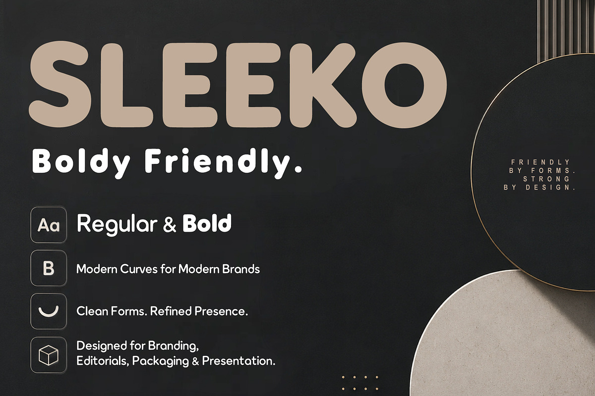 SLEEKO - Regular & Bold, a Sans Serif Font by HypeWorksCo (Photo 2 of 11)