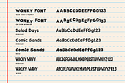 Super Happy Good Time! Font Bundle, a Sans Serif Font by Meg Lewis Fun House (Thumbnail 4 of 8)