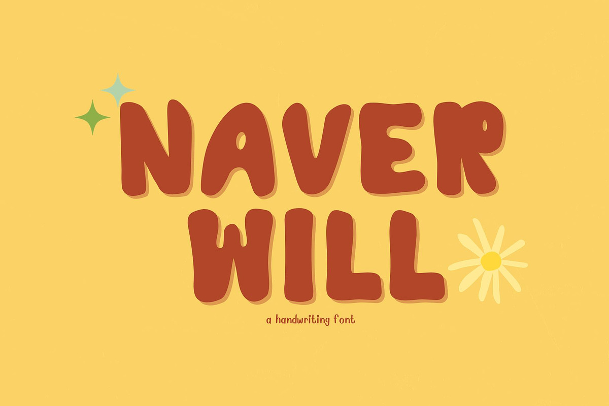 Naver will font, a Handwritten Font by JJuta (Photo 1 of 5)