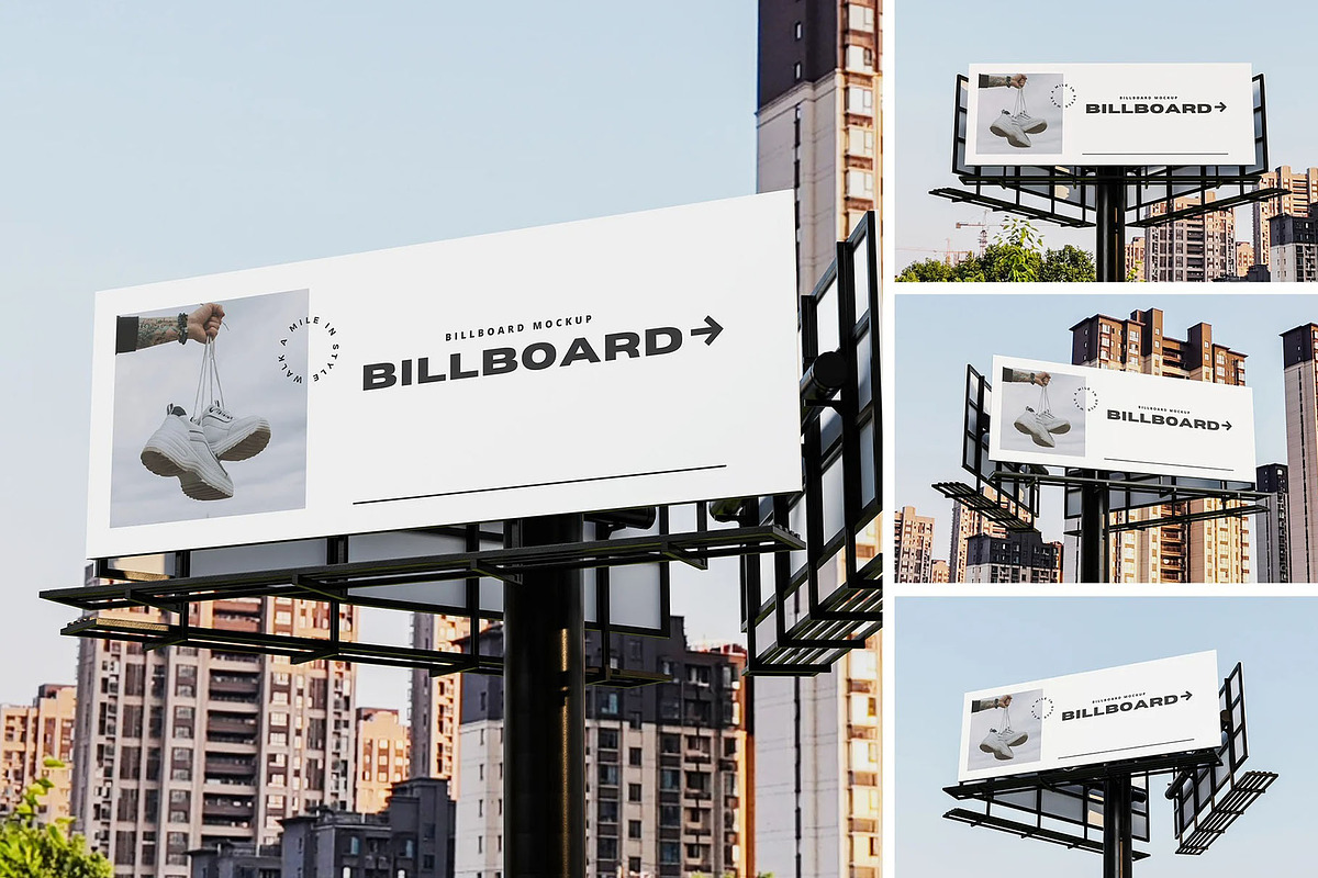 Billboard Mockup, an Advertising Mockup by Hubzway (Photo 1 of 5)