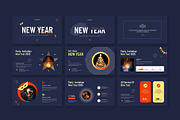 New Year Event Presentation, a Presentation Template by KreateTribe (Thumbnail 4 of 5)