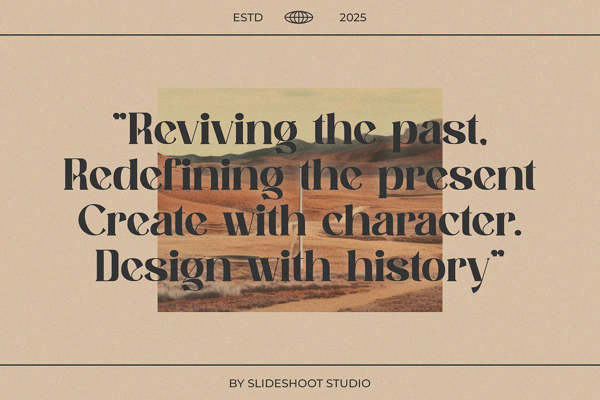 Kufag || Modern Retro Serif Font, a Serif Font by Idea Studio (Photo 10 of 10)
