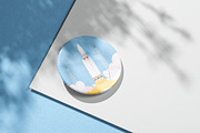 Spaceship launch. Rocket taking off, a Technology Illustration by Good Studio (Thumbnail 3 of 3)