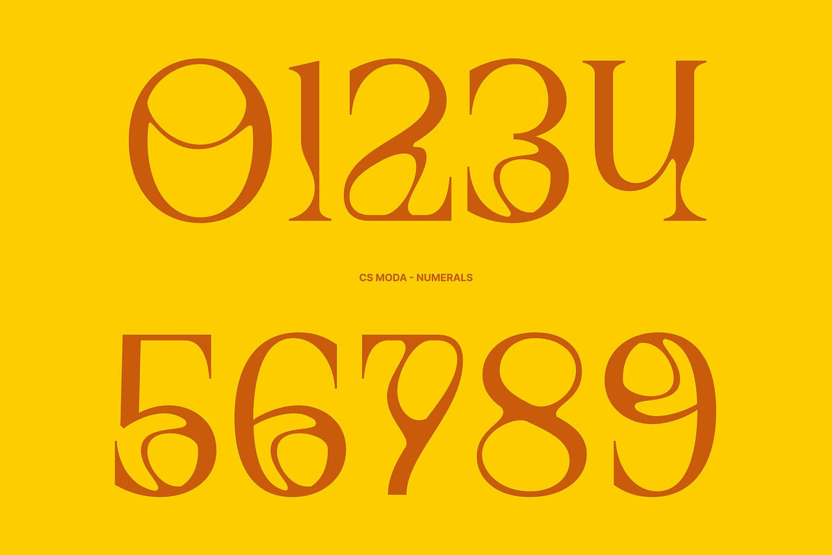 CS Moda – Experimental font, a Serif Font by Craft Supply Co. (Photo 4 of 8)