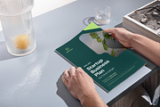 Dark Green Modern Business Plan, a Print Template by TheSimplySereneShop (Thumbnail 3 of 9)