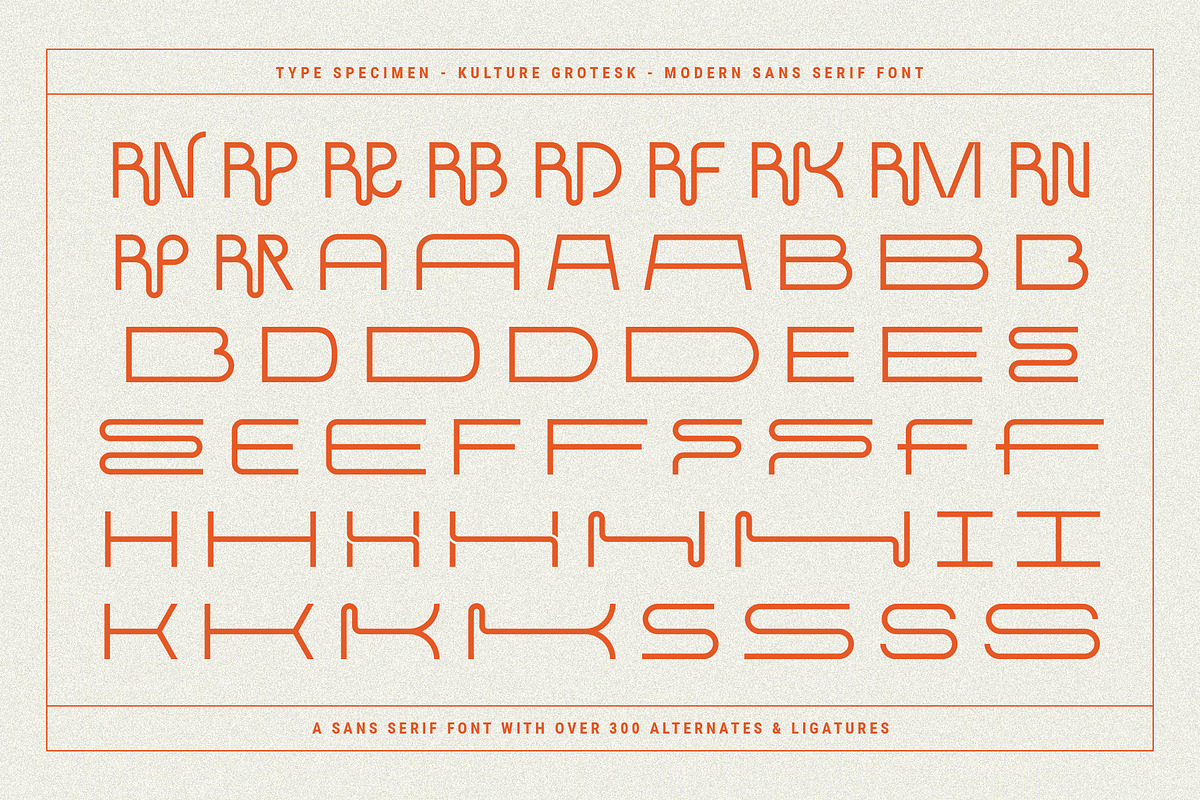 KULTURE GROTESK - Modern Sans Serif, a Sans Serif Font by SilverStag Type Foundry (Photo 26 of 27)