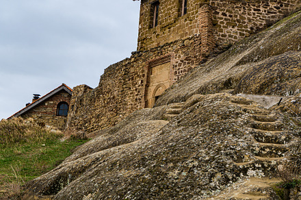 Ancient rock monastery David Garedji in Georgia, an Architecture Photo by Anna Bogush