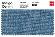 Indigo Denim Texture Pattern, a Pattern Graphic by Swatch Supply (Thumbnail 1 of 9)