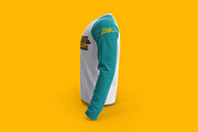 Men's Tshirt Raglan Sleeve Mockup, a Shirt Mockup by Aprndy85 (Thumbnail 3 of 6)