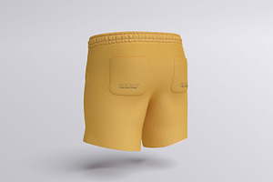 Men Short Pants Mockup